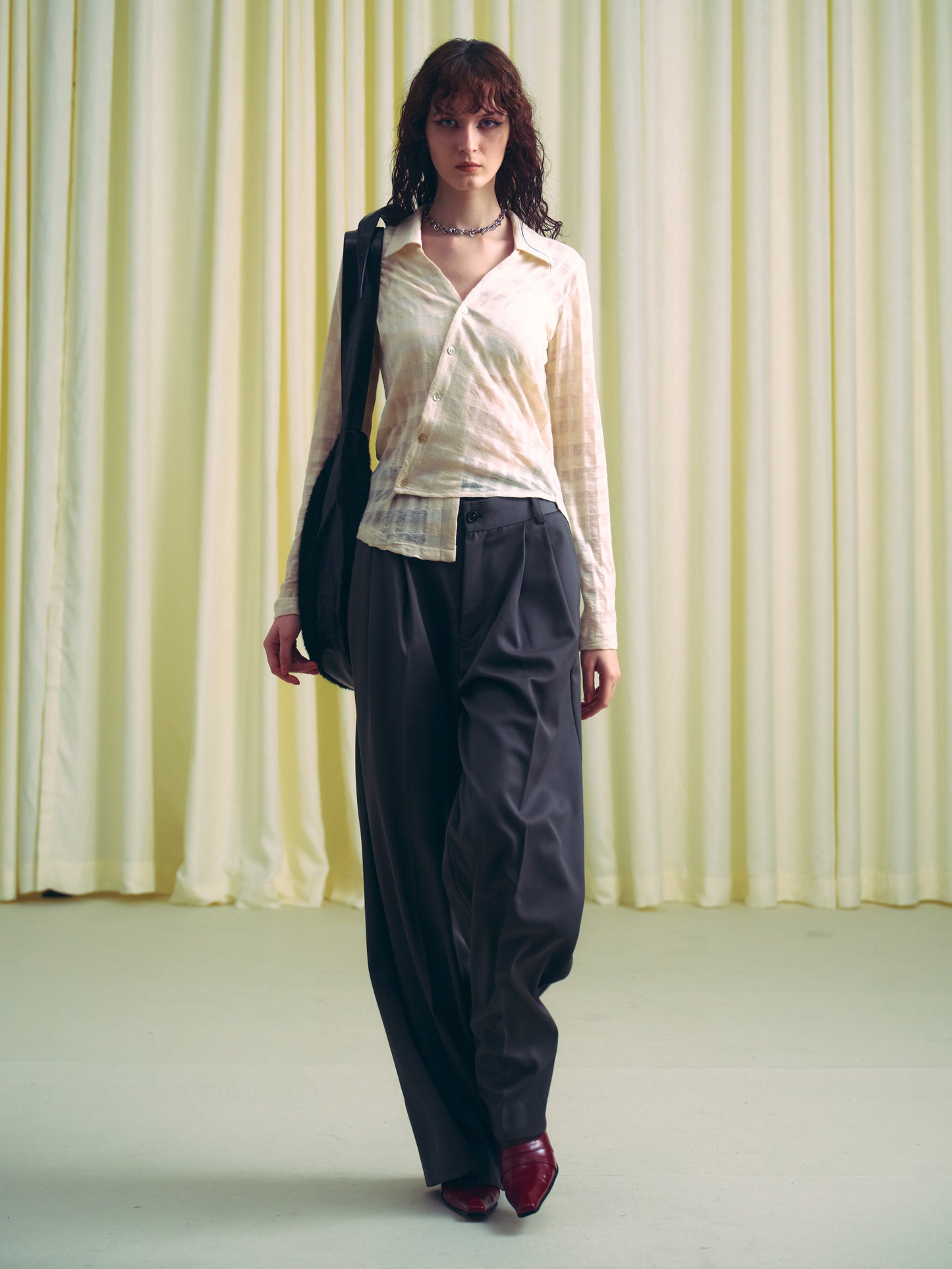 BIAS KNITTED SHIRT