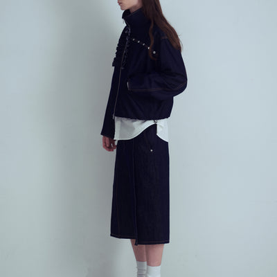 FRILL Denim Windbreaker