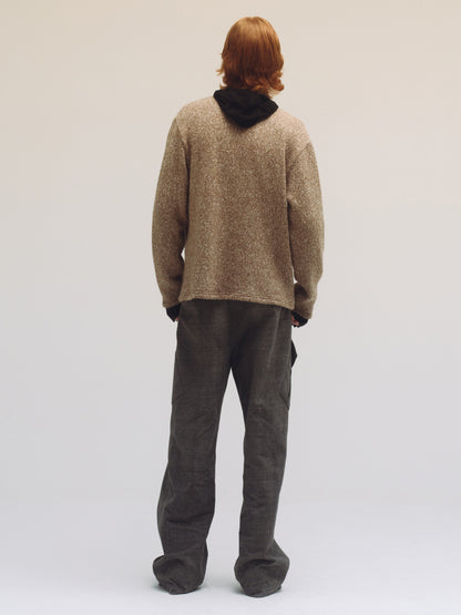 PEEL ZIPPER CARDIGAN