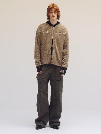 PEEL ZIPPER CARDIGAN