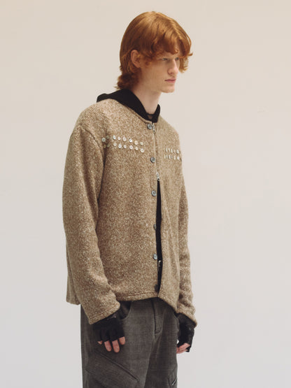 PEEL ZIPPER CARDIGAN