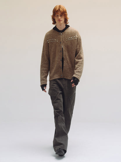 PEEL ZIPPER CARDIGAN