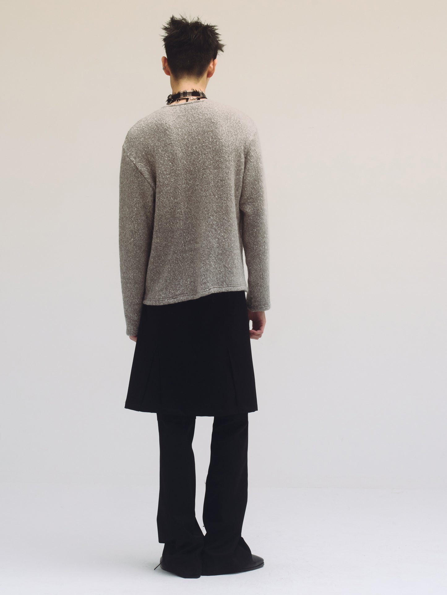 PEEL ZIPPER CARDIGAN