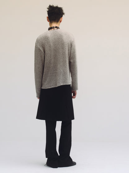 PEEL ZIPPER CARDIGAN