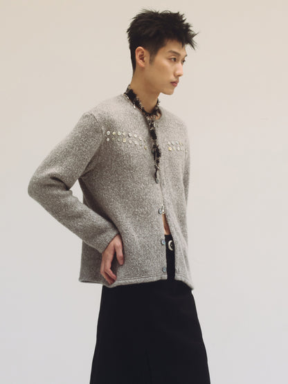 PEEL ZIPPER CARDIGAN