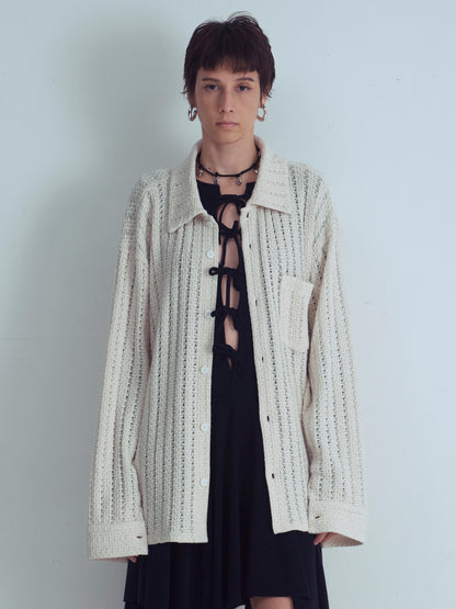 GRACE Crochet Shirt