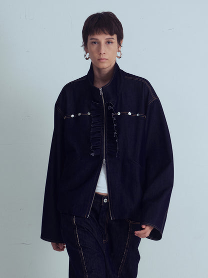 FRILL Denim Windbreaker