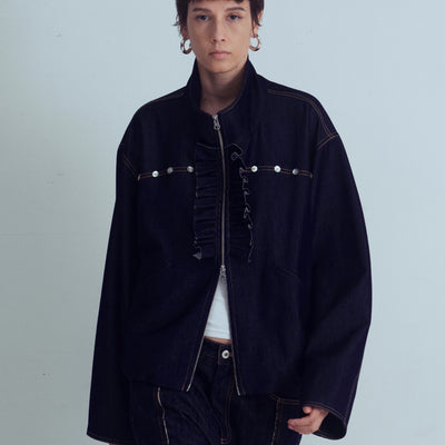 FRILL Denim Windbreaker