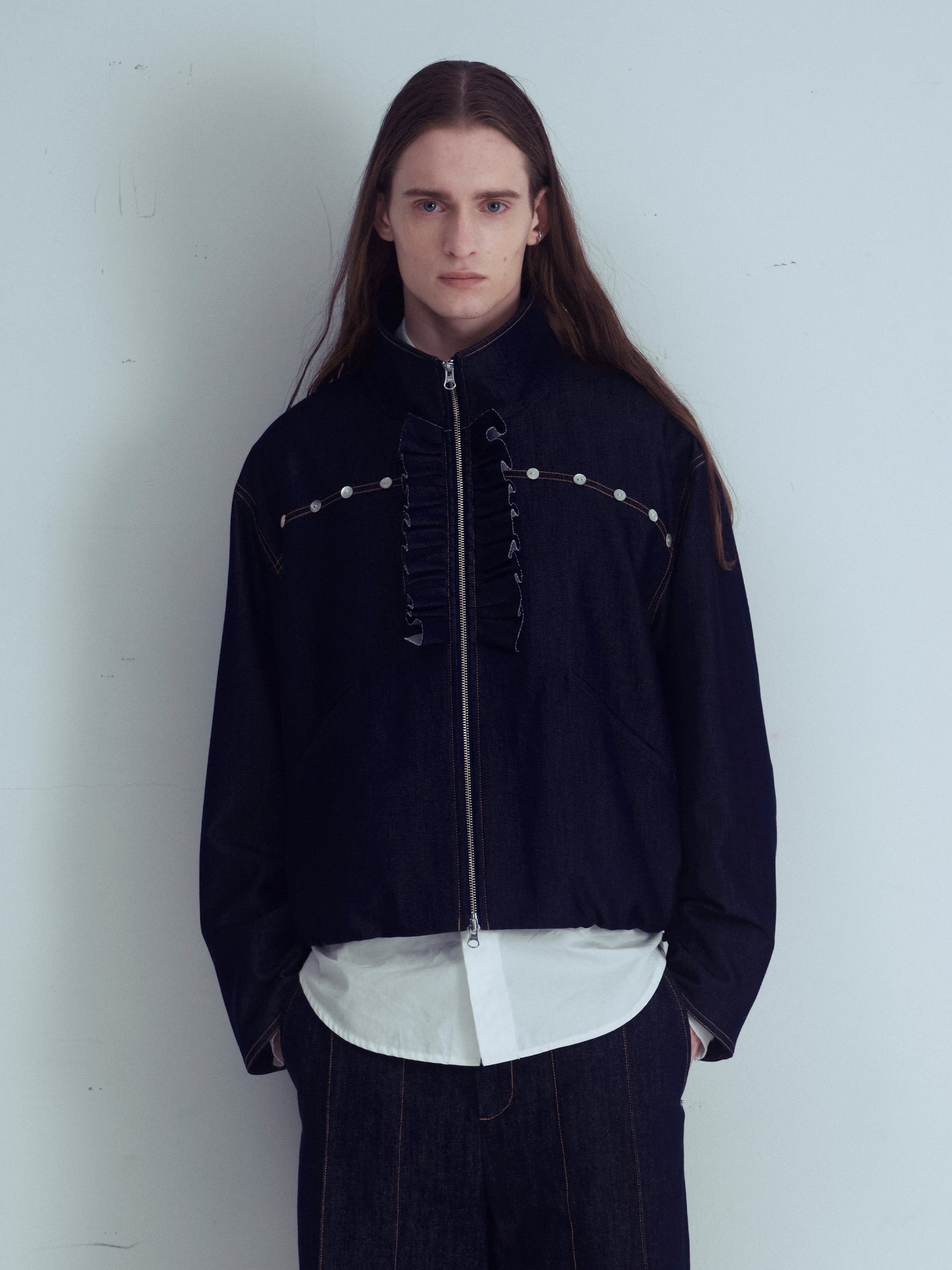 FRILL Denim Windbreaker