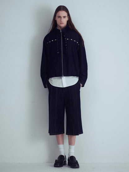 FRILL Denim Windbreaker