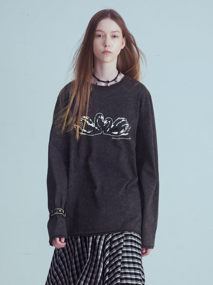 SWAN L/S tee