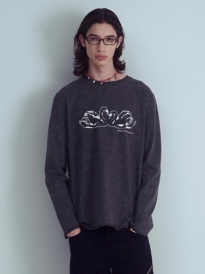 SWAN L/S tee