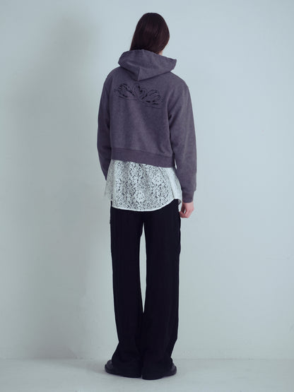 AMOUR Cropped Hoodie