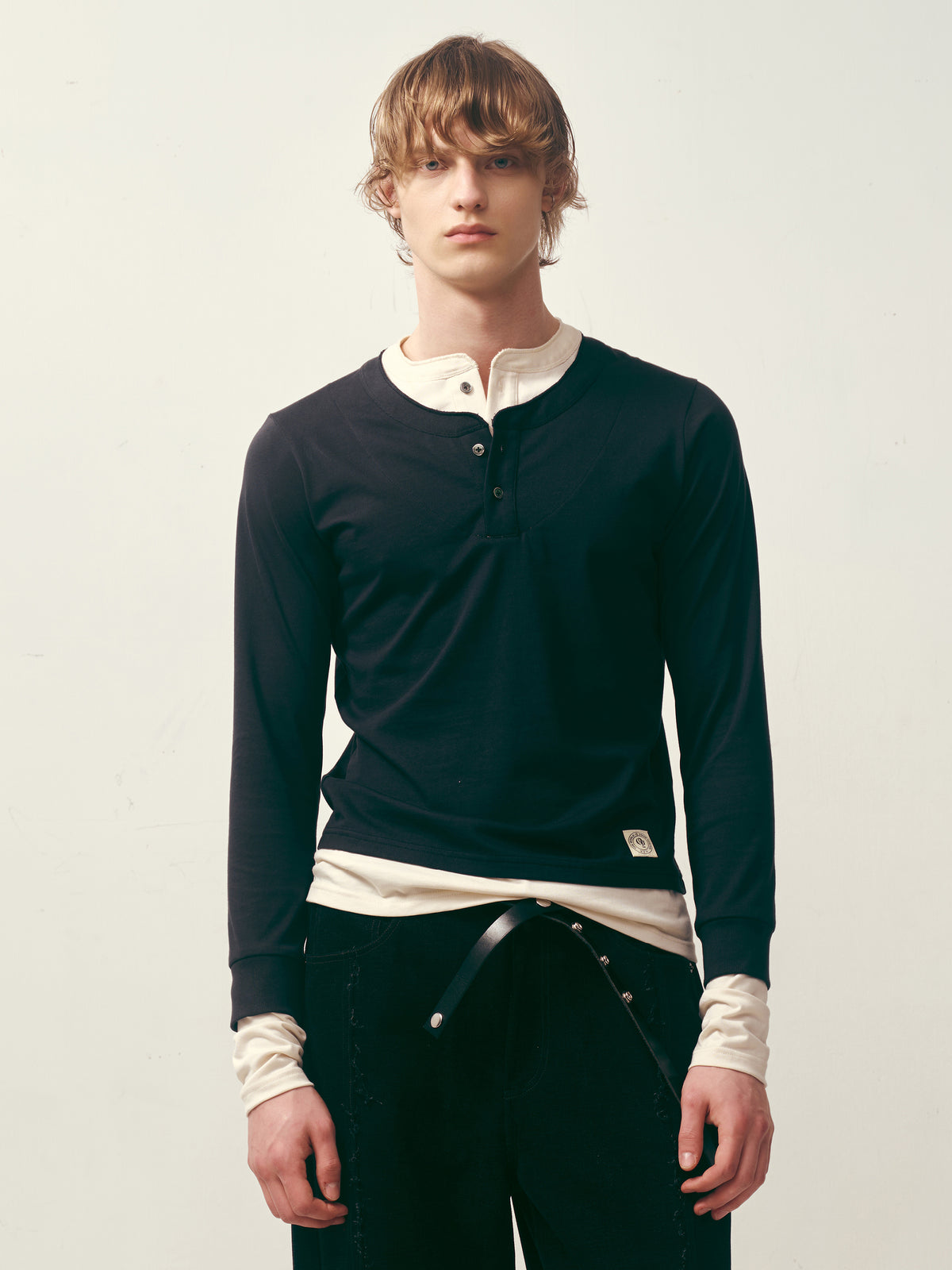 DOUBLE Henley Top