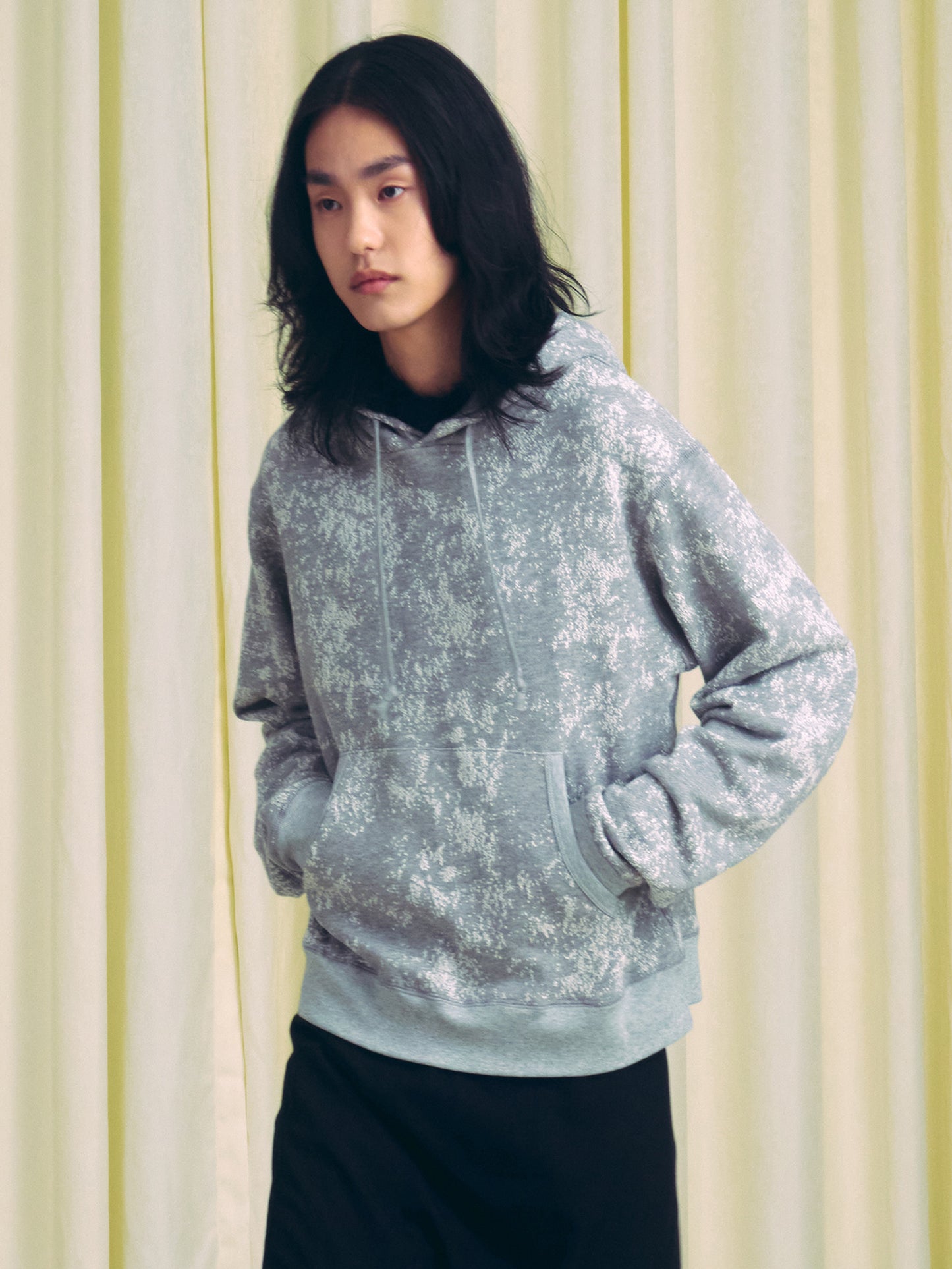 JACQUARD HOODIE